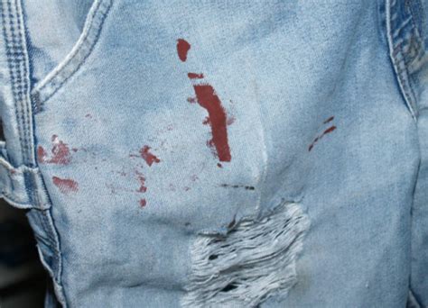 blood out of jeans